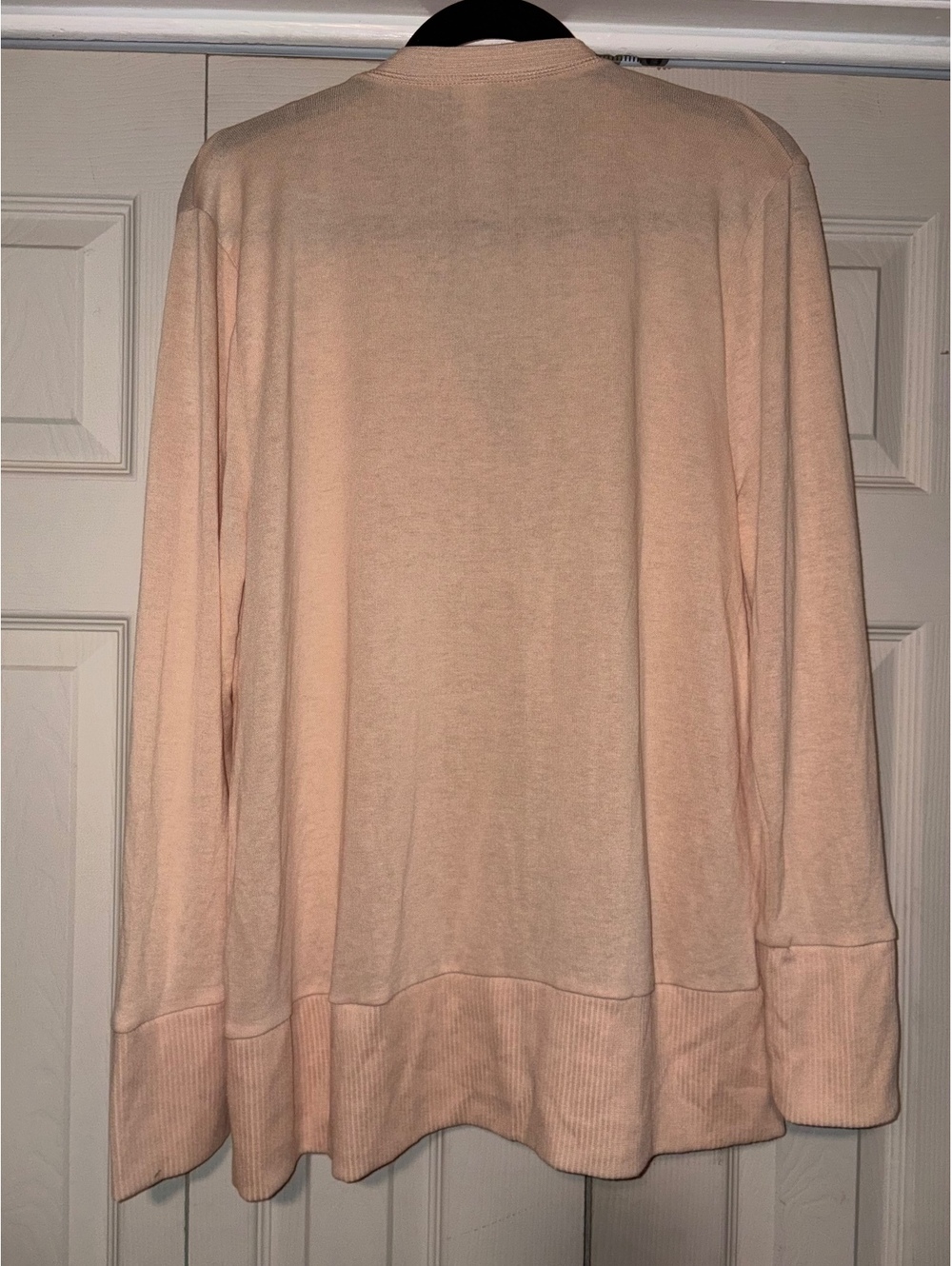Zenana Outfitters 2XL Peach Snap Cardigan Poetcore Light Academia Soft Knit - Picture 3 of 4